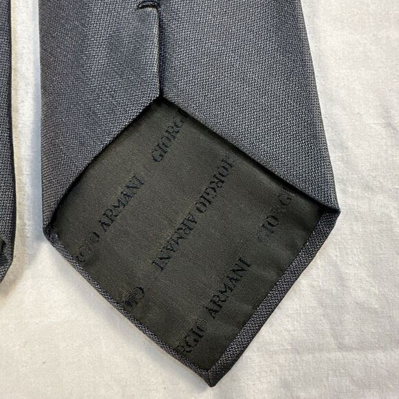 Armani Collezioni Tie Mens Made In Italy Silk Formal Dresswear 60" x  3.75 - Picture 7 of 11